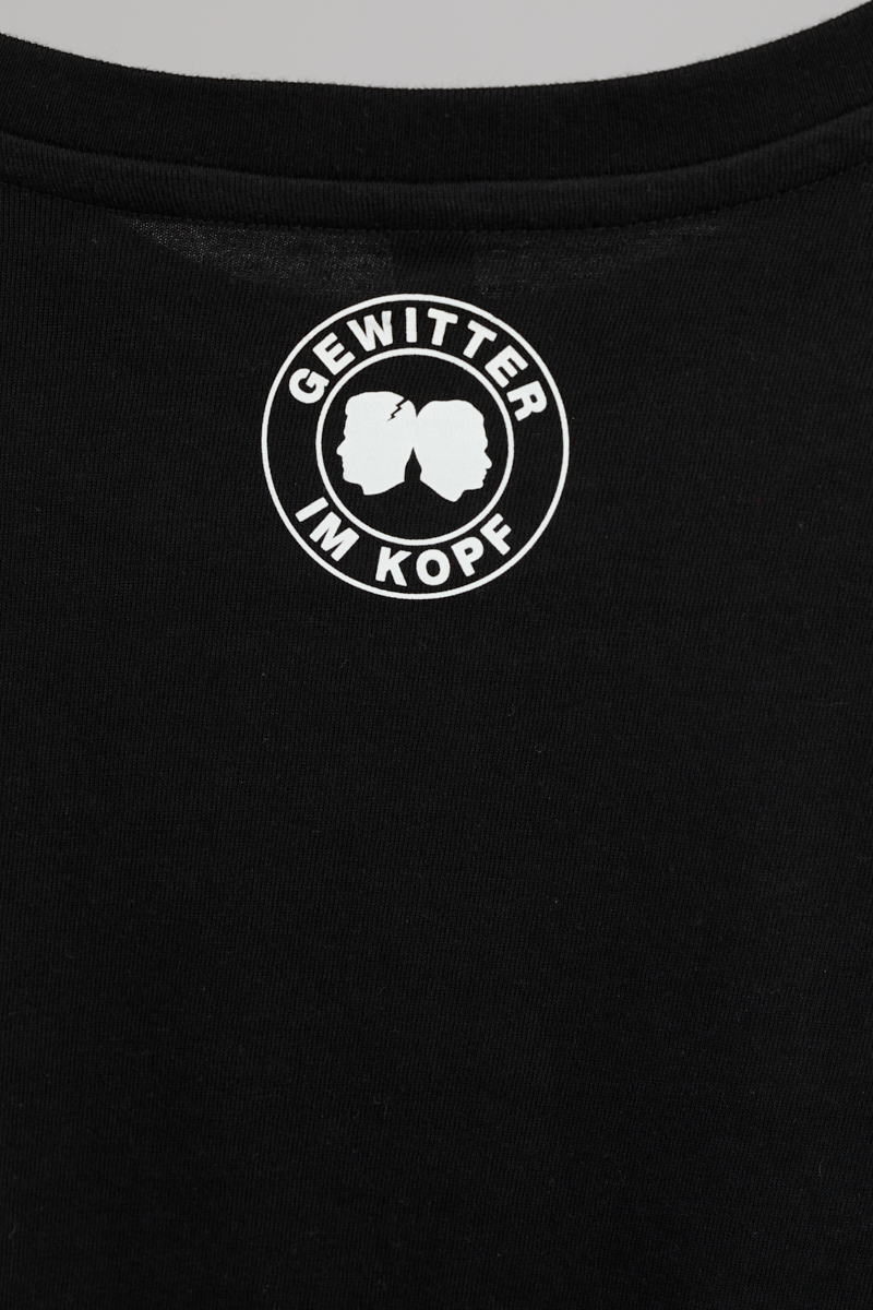 Logoshirt schwarz